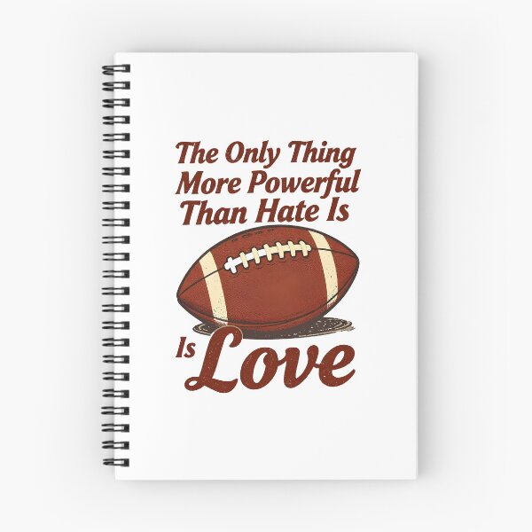 Item preview, The Only Thing More Powerful Than Hate Is Love Vintage Football Quote Shirt designed and sold by Uglyandcute.
