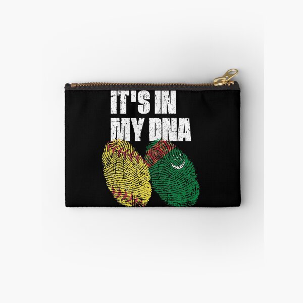 Item preview, IT'S IN MY DNA Softball - Turkmenistan Flag Fingerprint  designed and sold by CosmoKitsch.