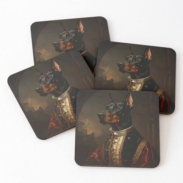 Item preview, Regal Renaissance Doberman Royal Portrait Painting designed and sold by Rutvain.