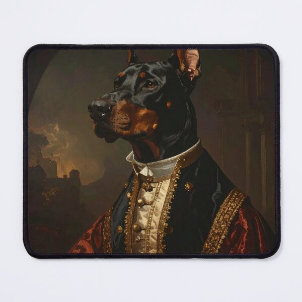 Item preview, Regal Renaissance Doberman Royal Portrait Painting designed and sold by Rutvain.