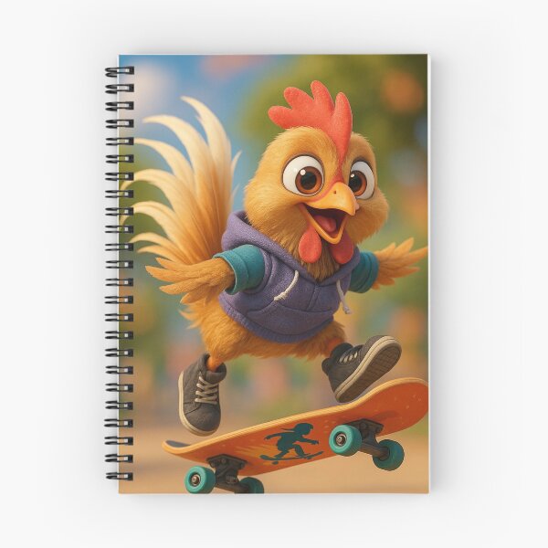 Item preview, Skater Phoenix Chicken designed and sold by Sillytoe.