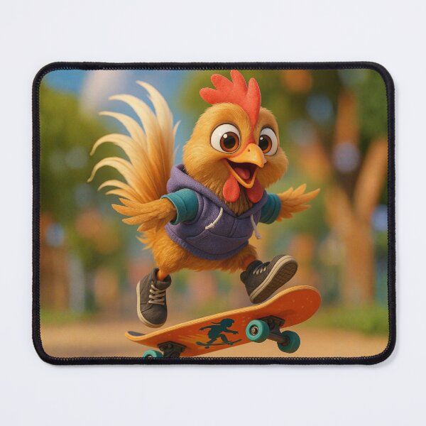 Item preview, Skater Phoenix Chicken designed and sold by Sillytoe.