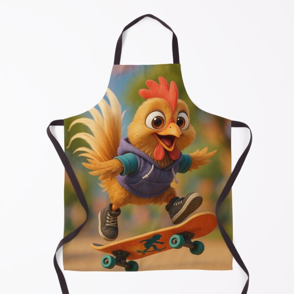 Item preview, Skater Phoenix Chicken designed and sold by Sillytoe.