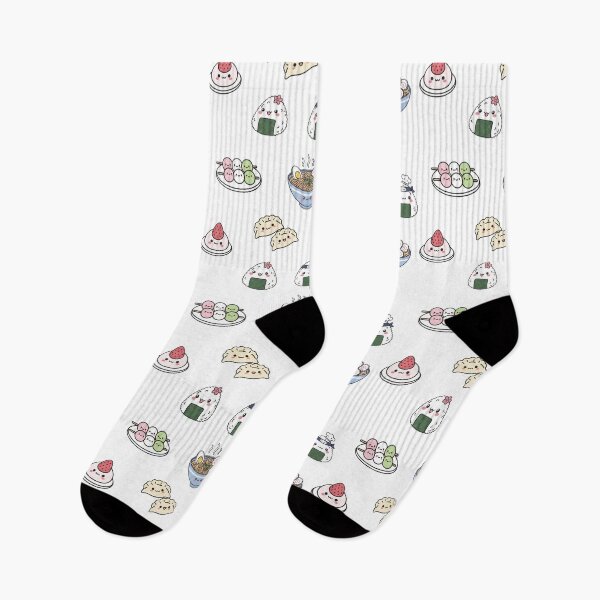 Item preview, Cute Japanese Food Collection - Kawaii Ramen Dango Gyoza Onigiri Mochi Design designed and sold by Greemo03.