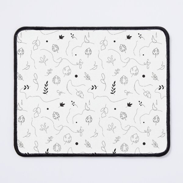 Item preview, Minimalist abstract botanical line pattern designed and sold by KromaNauta.