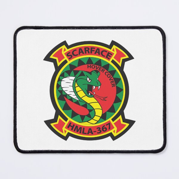 Item preview, HMLA-367 Scarface Squadron Military Emblem designed and sold by CharlieDesings.