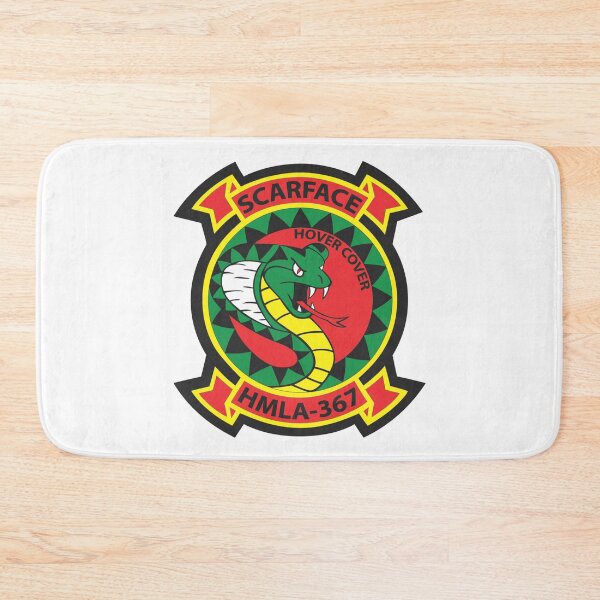 Item preview, HMLA-367 Scarface Squadron Military Emblem designed and sold by CharlieDesings.
