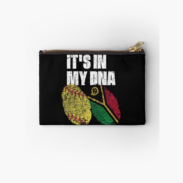 Item preview, IT'S IN MY DNA Softball - Vanuatu Flag Fingerprint  designed and sold by CosmoKitsch.