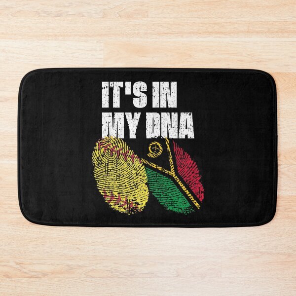Item preview, IT'S IN MY DNA Softball - Vanuatu Flag Fingerprint  designed and sold by CosmoKitsch.