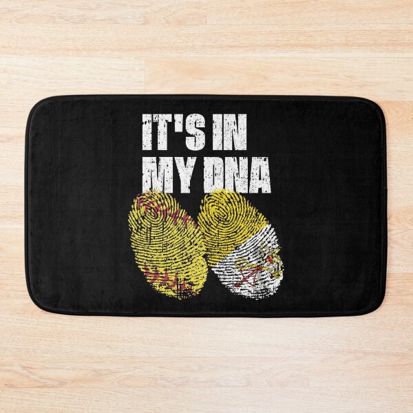 Item preview, IT'S IN MY DNA Softball - Vatican City Flag Fingerprint  designed and sold by CosmoKitsch.