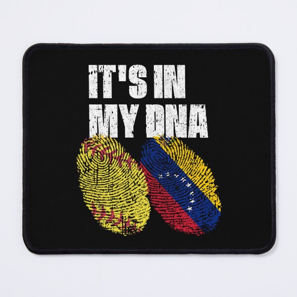 Item preview, IT'S IN MY DNA Softball - Venezuela Flag Fingerprint designed and sold by CosmoKitsch.