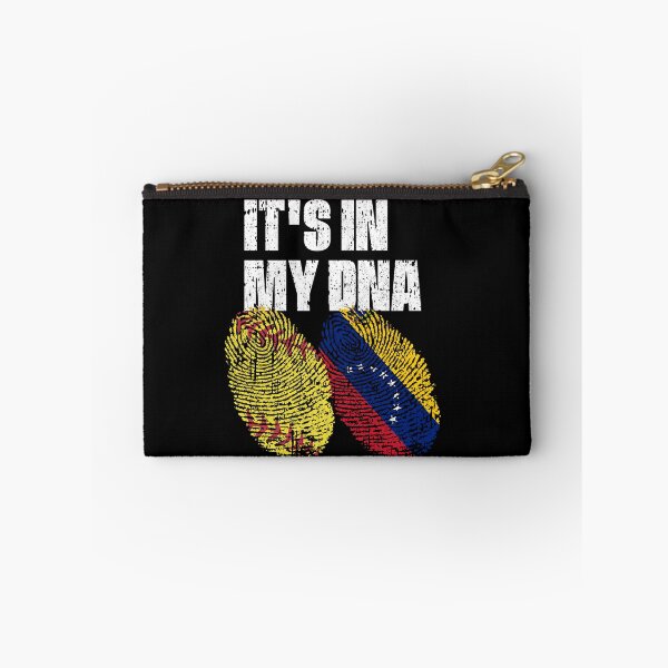 Item preview, IT'S IN MY DNA Softball - Venezuela Flag Fingerprint  designed and sold by CosmoKitsch.
