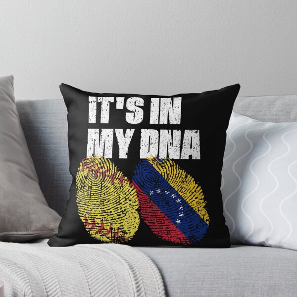 Item preview, IT'S IN MY DNA Softball - Venezuela Flag Fingerprint  designed and sold by CosmoKitsch.