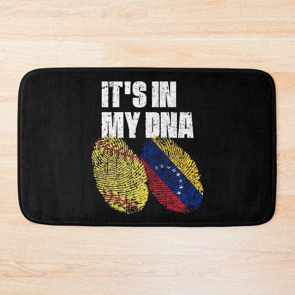Item preview, IT'S IN MY DNA Softball - Venezuela Flag Fingerprint  designed and sold by CosmoKitsch.