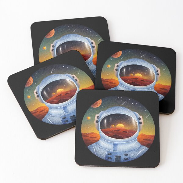 Item preview, Space Astronaut Helmet Art designed and sold by GetGoodFit.