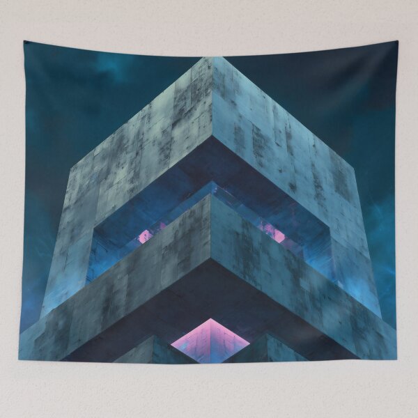Item preview, Monumental Brutalist Geometry in Space designed and sold by LuminousFoundry.