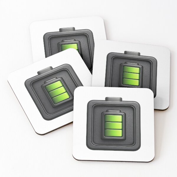Item preview, Modern battery icon with green charging levels designed and sold by Creative88Art.