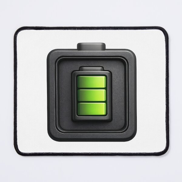 Item preview, Modern battery icon with green charging levels designed and sold by Creative88Art.