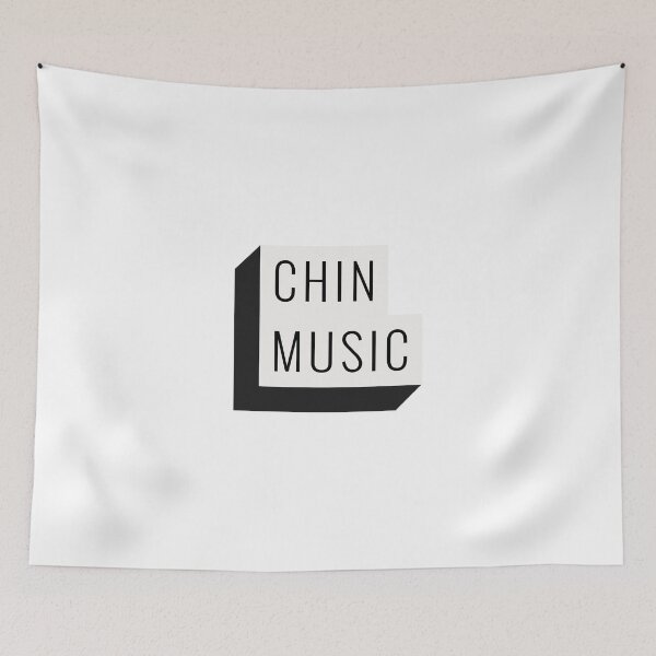 Item preview, Chin Music minimalist baseball pitcher designed and sold by The Sporty Nerd.