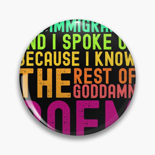 Item preview, Immigrant Rights Advocacy Quote - Bold Typography Statement designed and sold by axiksa10.