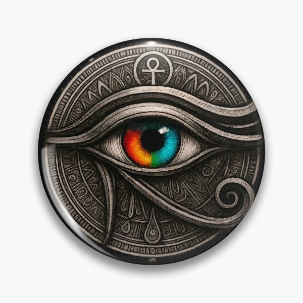 Item preview, Eye of Horus Egyptian Symbol Ankh – All Seeing Eye Ancient Egypt Protection Art designed and sold by WilderRoads.