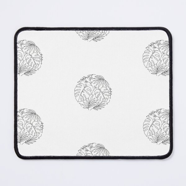 Item preview, Tropical botanical line art composition designed and sold by KromaNauta.