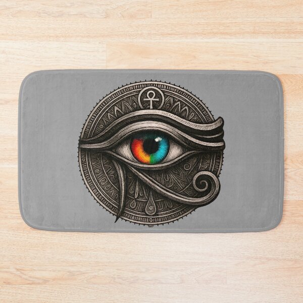 Item preview, Eye of Horus Egyptian Symbol Ankh – All Seeing Eye Ancient Egypt Protection Art designed and sold by WilderRoads.