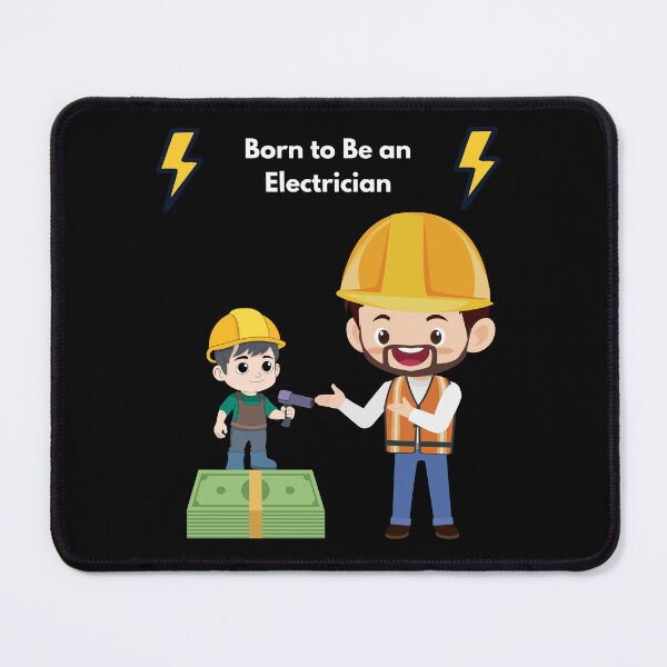 Item preview, Born to Be an Electrician designed and sold by BoogzisArtwork.
