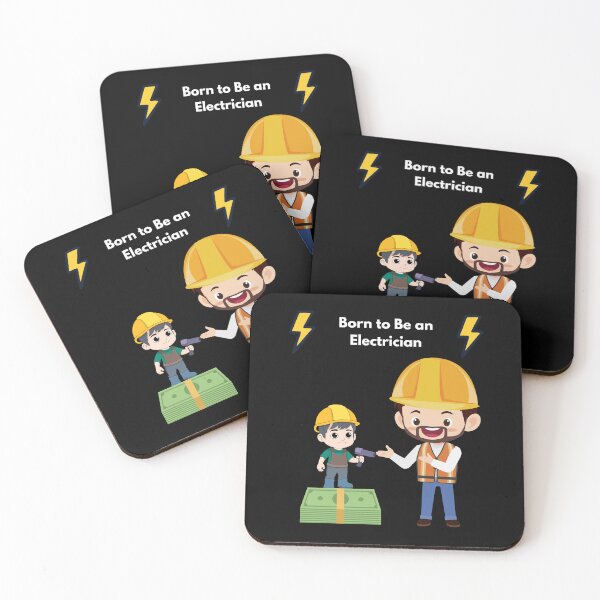 Item preview, Born to Be an Electrician designed and sold by BoogzisArtwork.