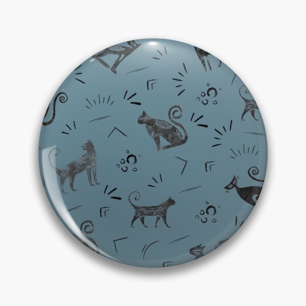 Item preview, Cave Art Cats on Gray Azure designed and sold by KSimpson838.