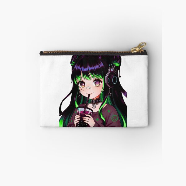 Item preview, Cyberpunk Kawaii Elf designed and sold by MindWanderArt.