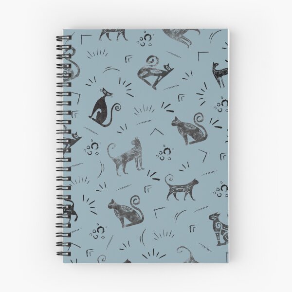 Item preview, Cave Art Cats on Light Gray Azure designed and sold by KSimpson838.