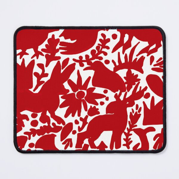 Item preview, Mexican Red Fire Otomi Mexican Folk Art Pattern designed and sold by TinaSalazar.