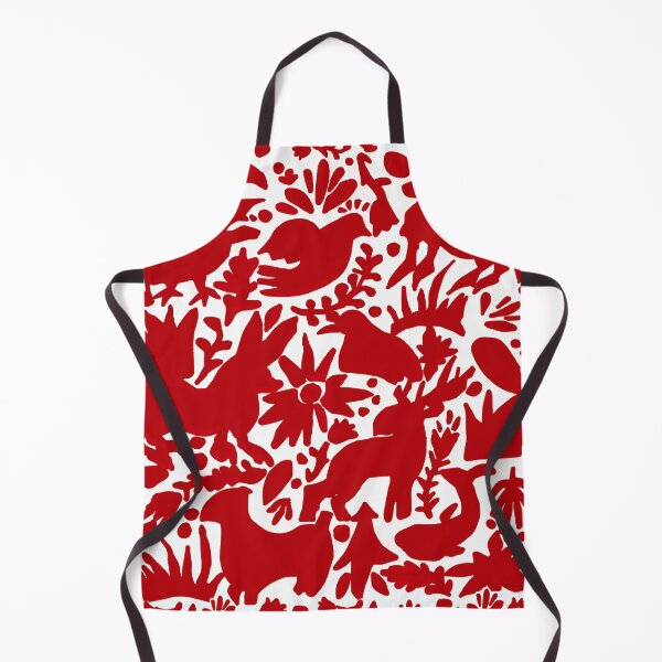 Item preview, Mexican Red Fire Otomi Mexican Folk Art Pattern designed and sold by TinaSalazar.