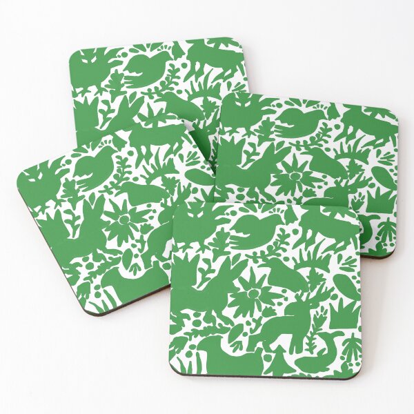 Item preview, Mexican Green Earth Otomi Mexican Folk Art Pattern designed and sold by TinaSalazar.