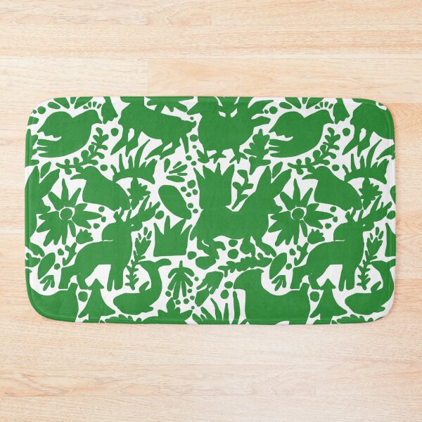 Item preview, Mexican Green Earth Otomi Mexican Folk Art Pattern designed and sold by TinaSalazar.