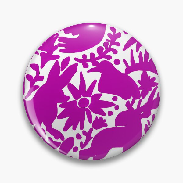 Item preview, Mexican Marvelous Magenta Otomi  Mexican Folk Art Pattern designed and sold by TinaSalazar.