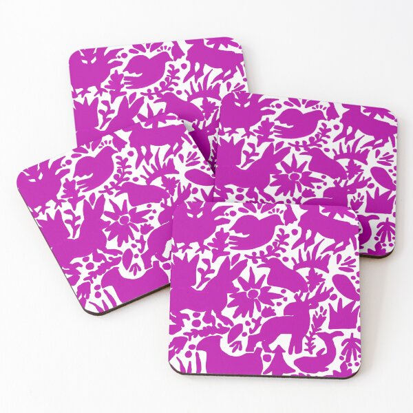 Item preview, Mexican Marvelous Magenta Otomi  Mexican Folk Art Pattern designed and sold by TinaSalazar.
