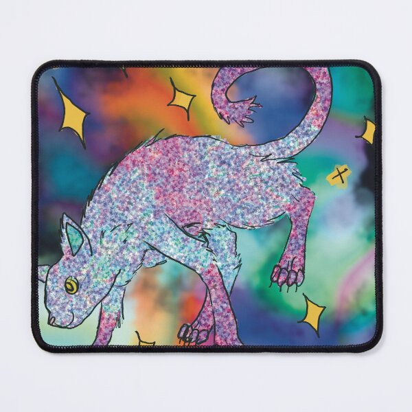 Item preview, Space Cat in a galaxy of colors designed and sold by CottageComfortsShoppe.