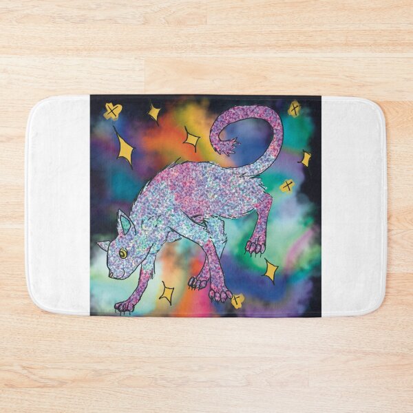 Item preview, Space Cat in a galaxy of colors designed and sold by CottageComfortsShoppe.