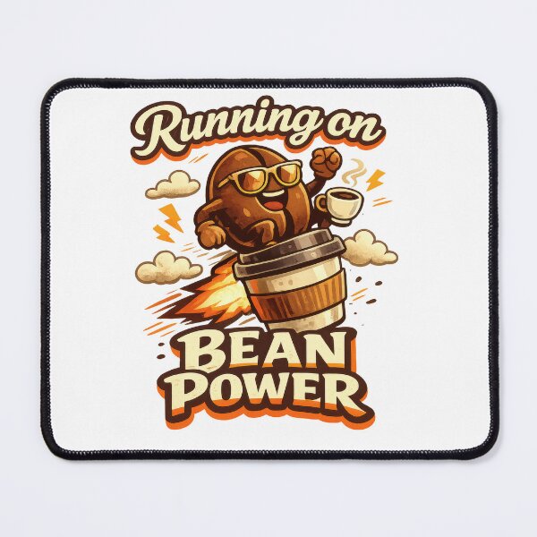 Item preview, Running on Bean Power designed and sold by Claudia Bartoli-McKinney.