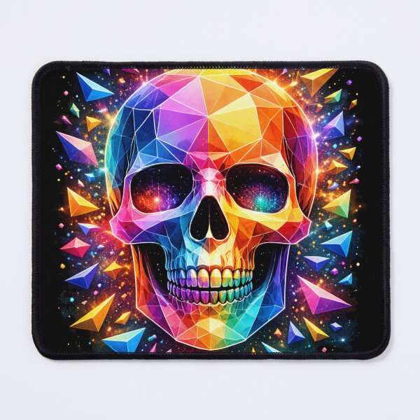 Item preview, Geometric skull colorful designed and sold by BsDrip.