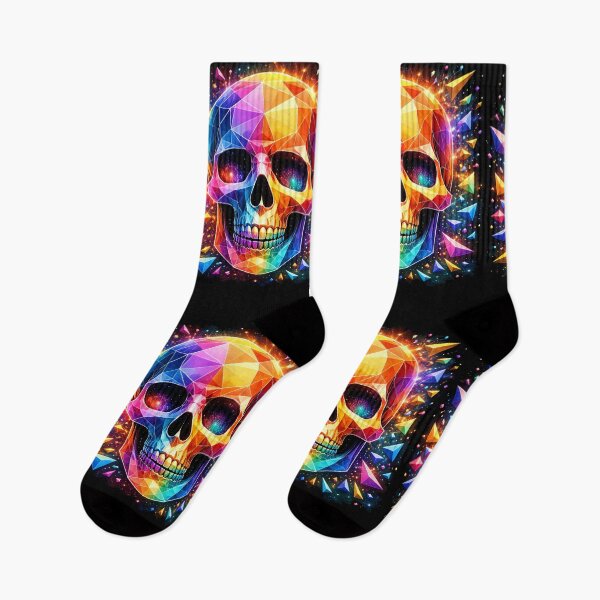 Item preview, Geometric skull colorful  designed and sold by BsDrip.