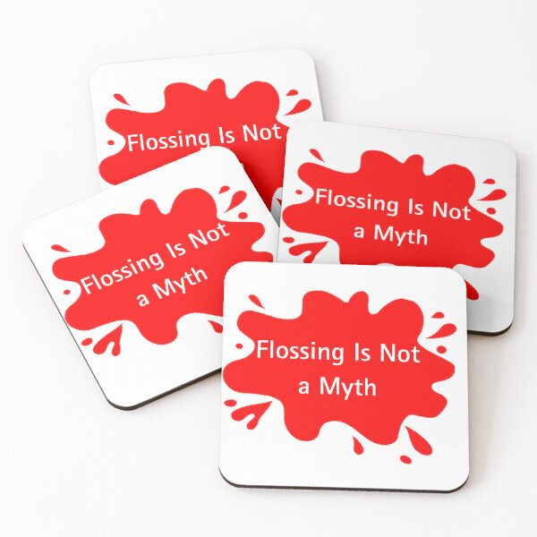 Item preview, Flossing Is Not a Myth Funny Dentist Quote designed and sold by Red BloB.