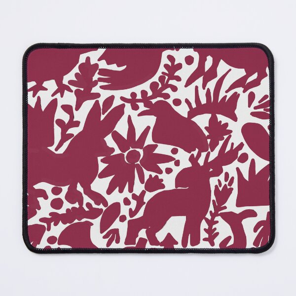 Item preview, Mexican Otomi Texas Maroon Colors Mexican Folk Art designed and sold by TinaSalazar.