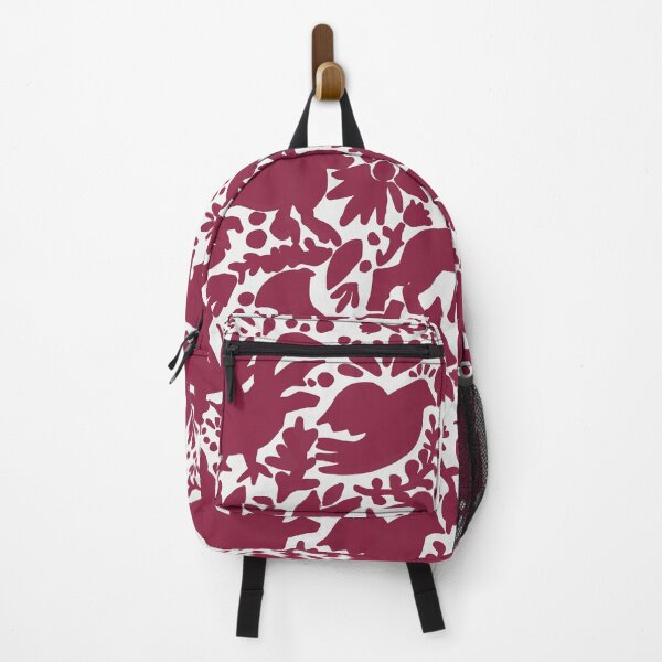 Item preview, Mexican Otomi Texas Maroon Colors Mexican Folk Art designed and sold by TinaSalazar.