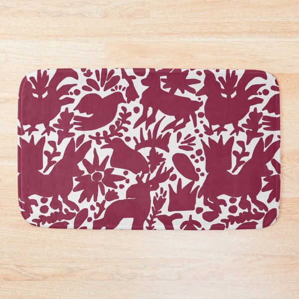 Item preview, Mexican Otomi Texas Maroon Colors Mexican Folk Art designed and sold by TinaSalazar.