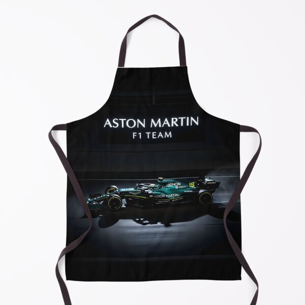 Item preview, Aston Martin F1 Team Garage – Night Formula 1 Race Car Poster designed and sold by Motorline44.