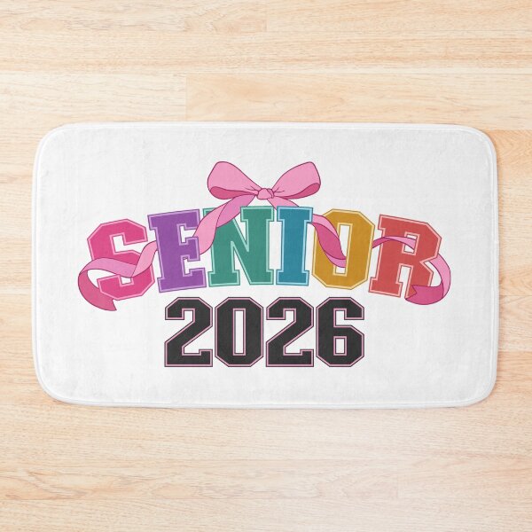 Item preview, Girly Senior 2026 with Pink Ribbon designed and sold by ketrena.