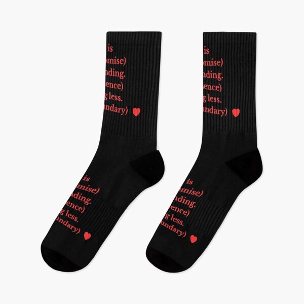 Item preview, Love is Understanding Red Typography Quote Design designed and sold by mythographiaart.